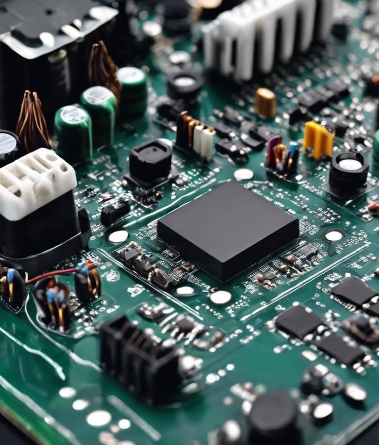 black and gold hard disk drive