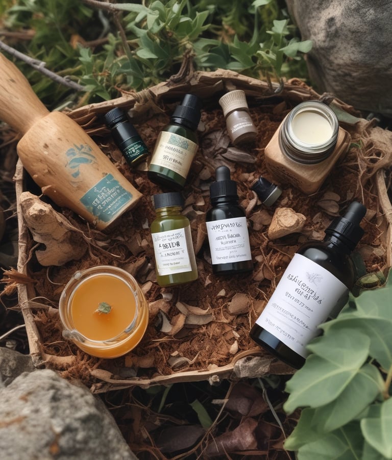 A vintage typewriter with a piece of paper inserted, displaying the words 'HOLISTIC HEALTH' in bold, capital letters.