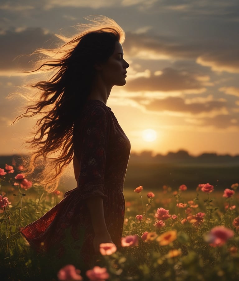 blue and white striped round textile