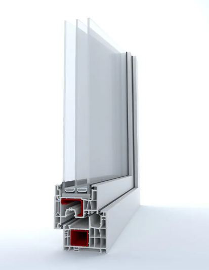 a window frame with a wooden frame and a wooden frame
