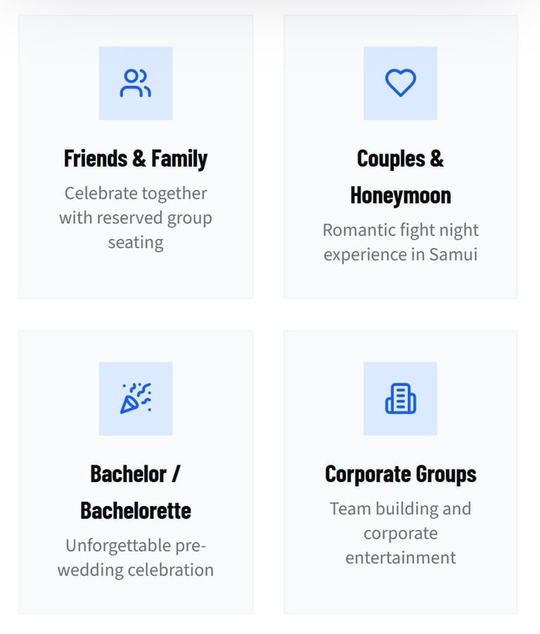 Group customer who participate to our events