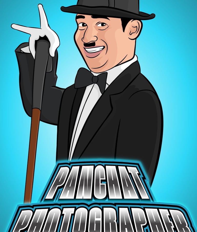 a man in a tuxedo hat and a hat with a cane illustration 