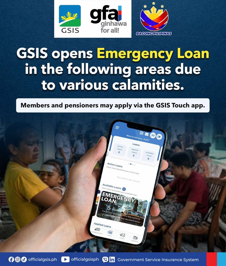 GSIS calamity loan