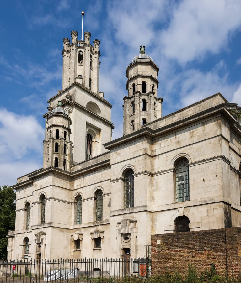 St George-in-the-East from the SE