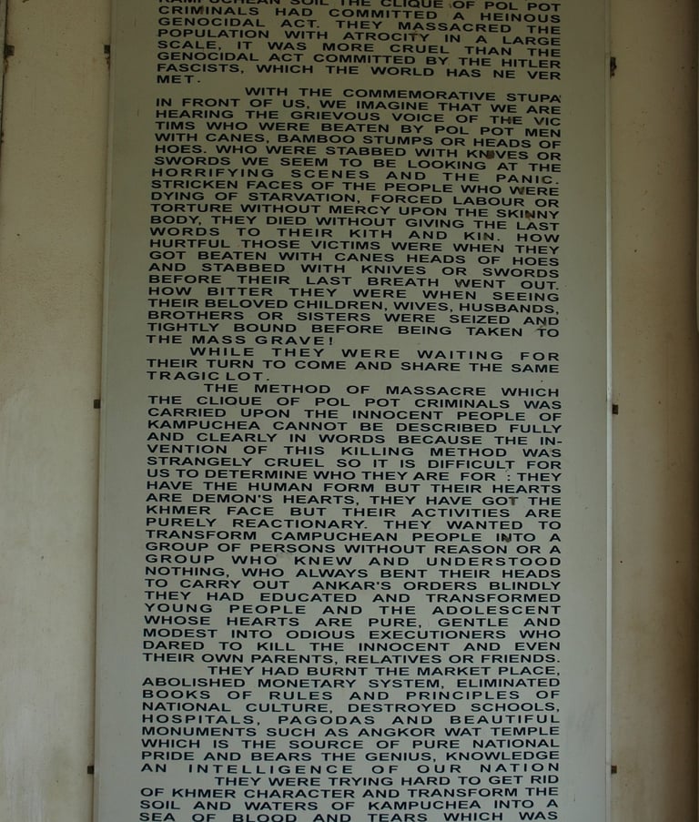 Choeung Ek Genocide Centre, Phnom Penh, Cambodia