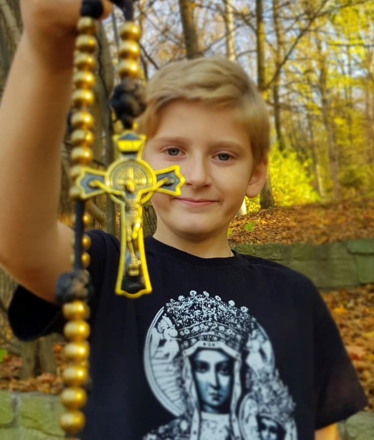 Chłopiec z różańcem, Męski Różaniec w Przemyślu