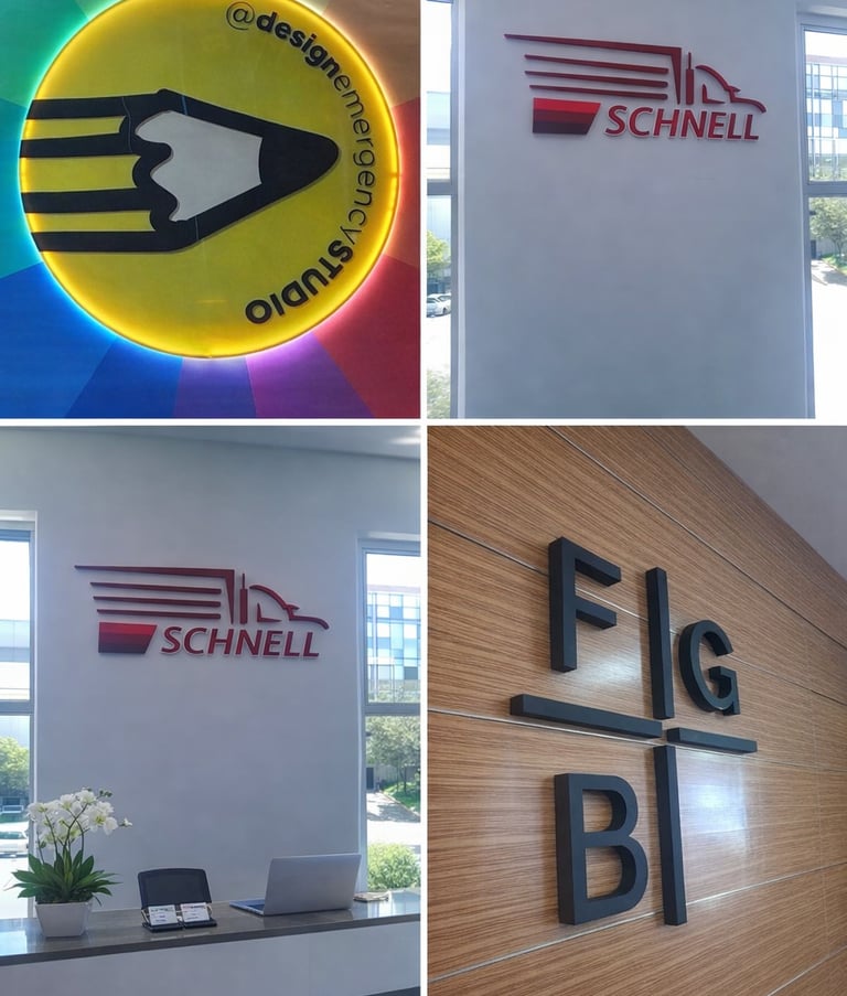 cómo decorar un muro de recepción  ideas de rótulos para muro  letras 3D para muro de recepción 