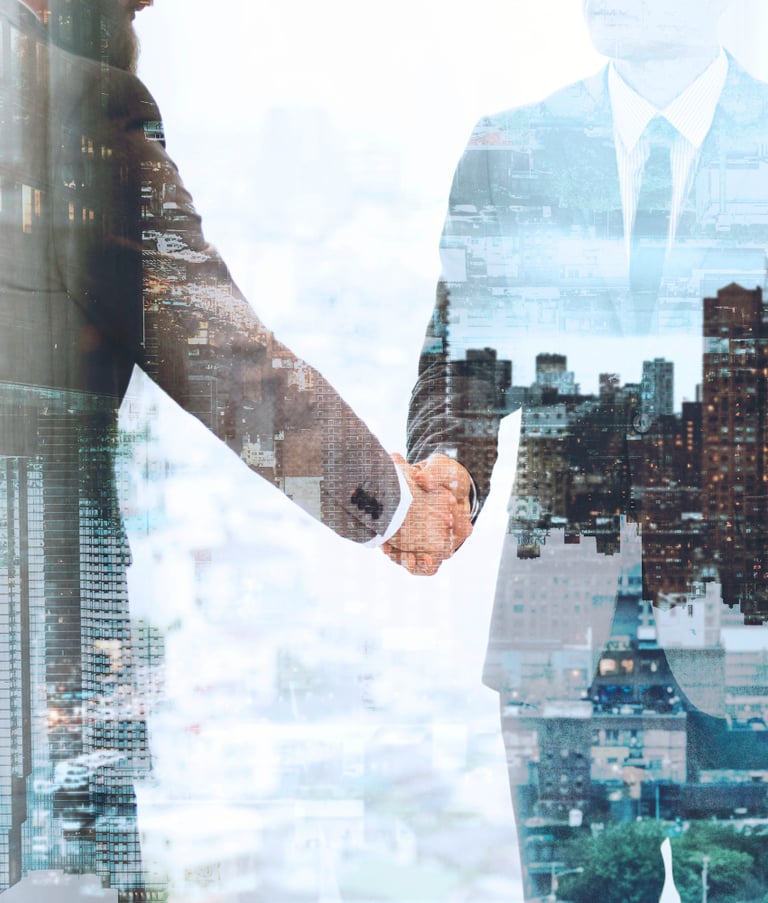 meeting, shaking hands 2 men