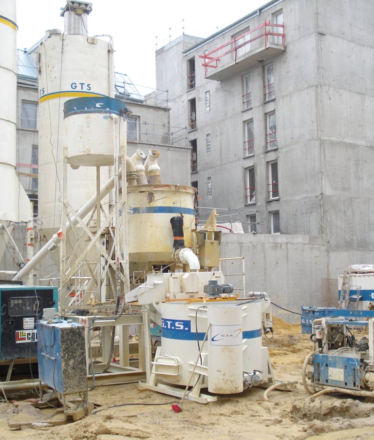 CJR AUDITS chantier de comblement de cavités souterraines