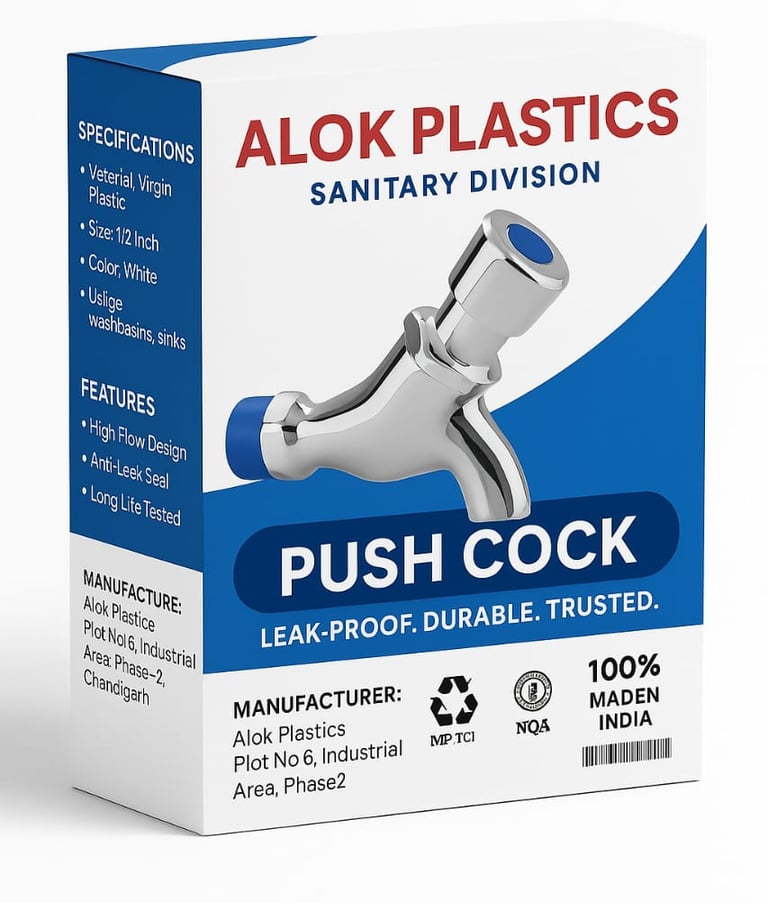"Deep freezer push cock spare part - Alok Plastics"