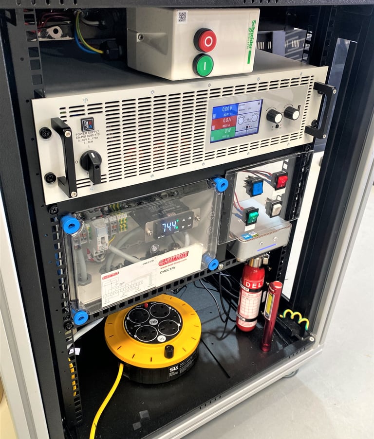 5kW alkaline electrolyser test station