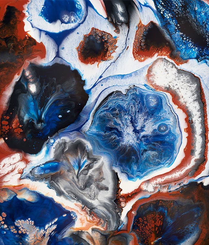 ​Wild Growth is a mixed media painting created on June 16, 2016.
