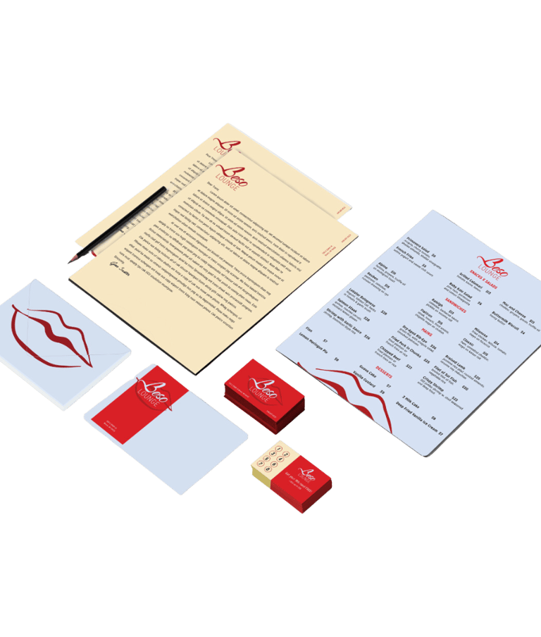 beso lounge branding package