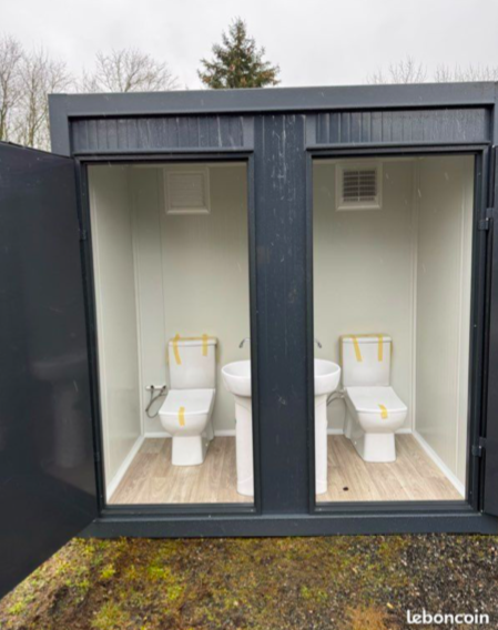 BLOC SANITAIRE WC DOUBLE