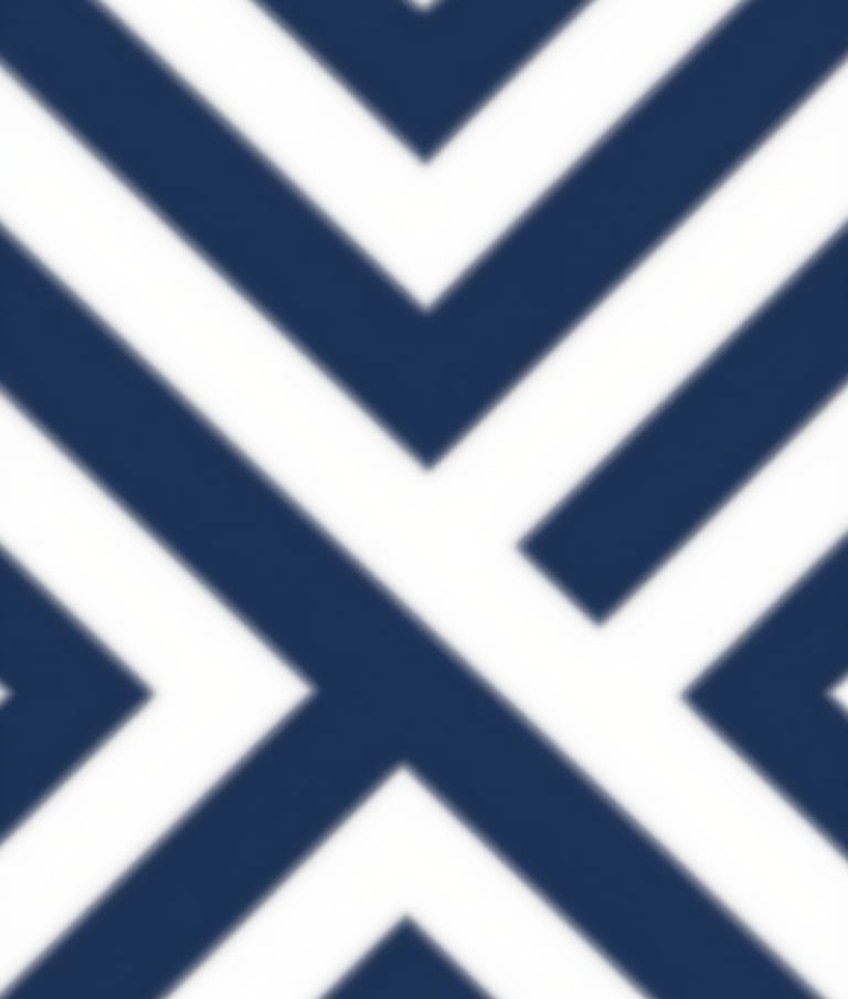 A close-up of a strategic brand pattern featuring geometric lines. Colors: #4A5763 and #F8F8F4. Reflects refined creativity and attention to detail.