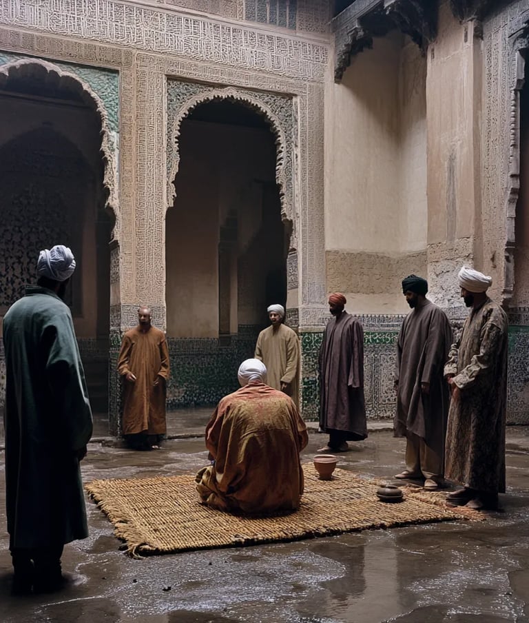 Courtyard of Medina, 644