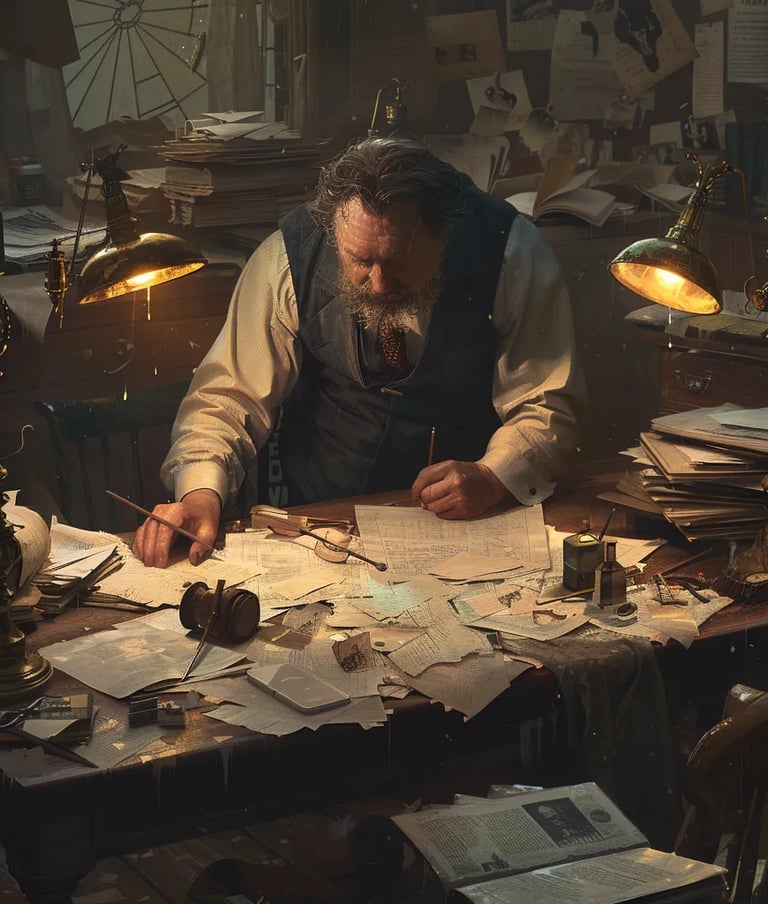 Editorial Office, 1874