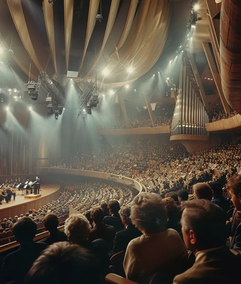 Inside the Sydney Opera House, 1973