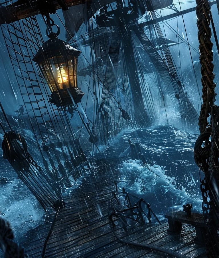 Storm at Sea, 1596 