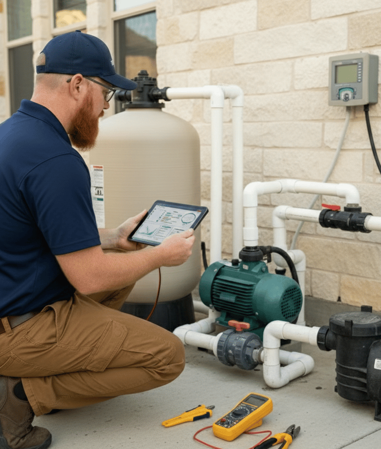 Pool automation troubleshooting in Cedar Park Texas