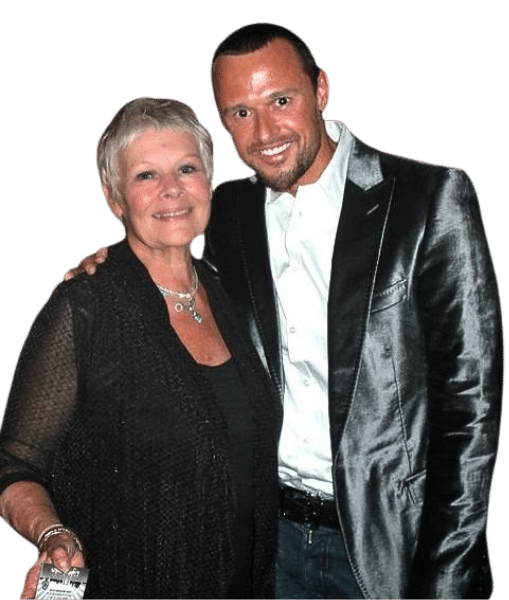 Dame Judi Dench and Raphaël Pathé