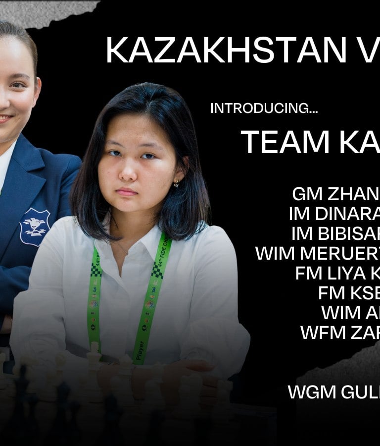 Chess Team Kazakhstan vs the World #NepoDing World Championship 2023