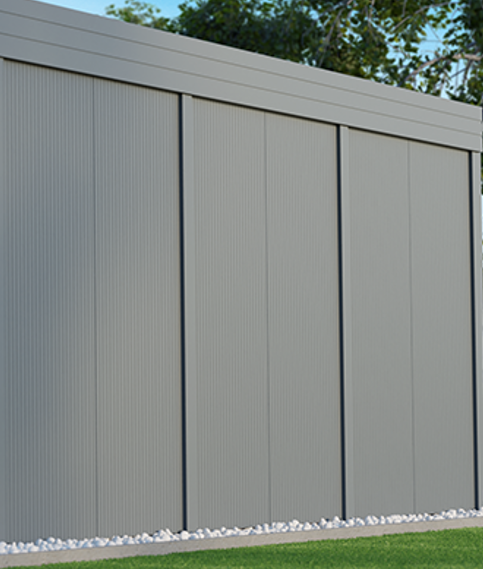 Panel pełny w kolorze antracytowym