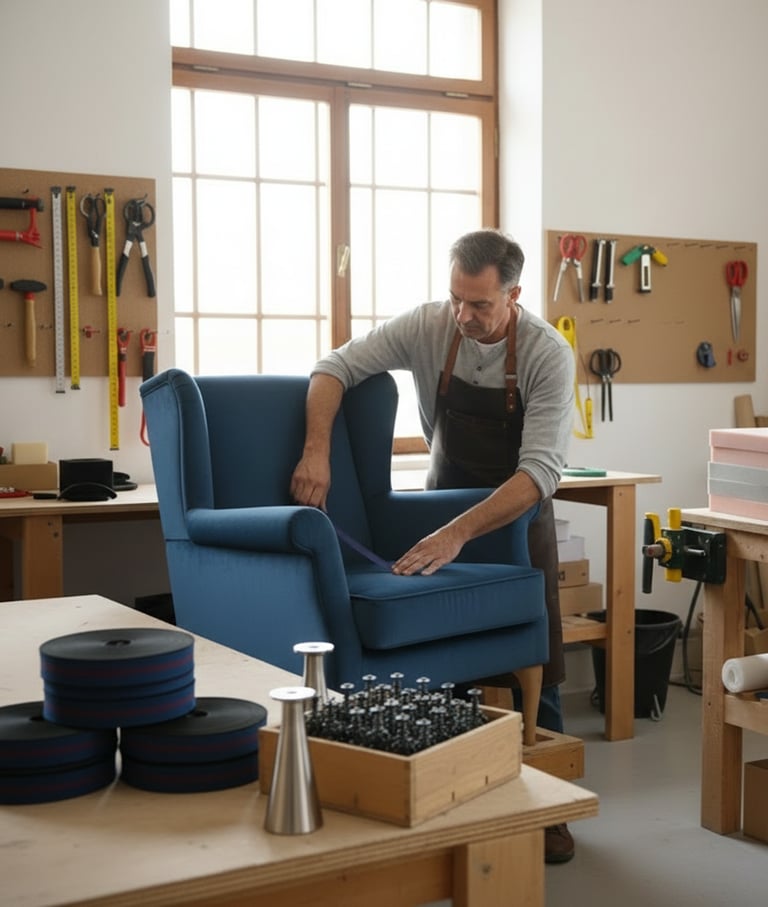 materiales para tapiceria