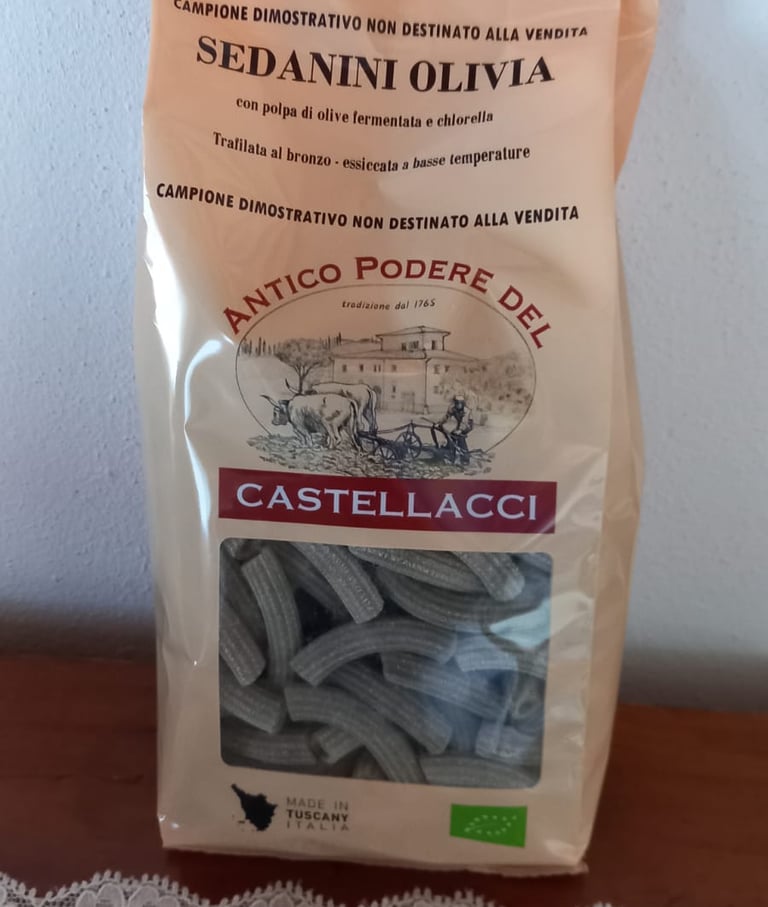 Pasta secca con Sansa d'Oliva fermentata