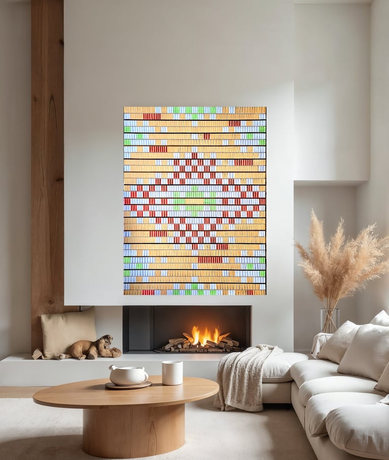 Diamante, en la sala de estar