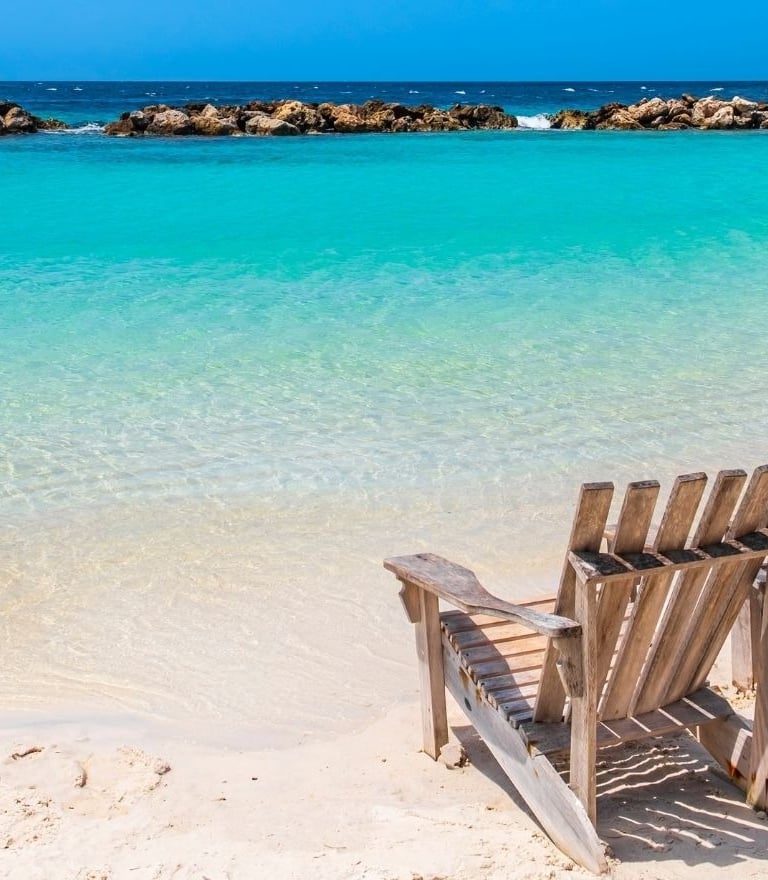 Foto Mambo Beach no Caribe.