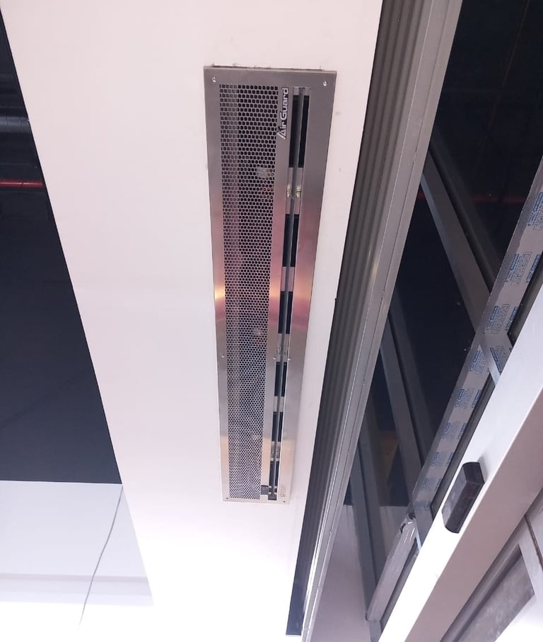 Recessed Air Curtain