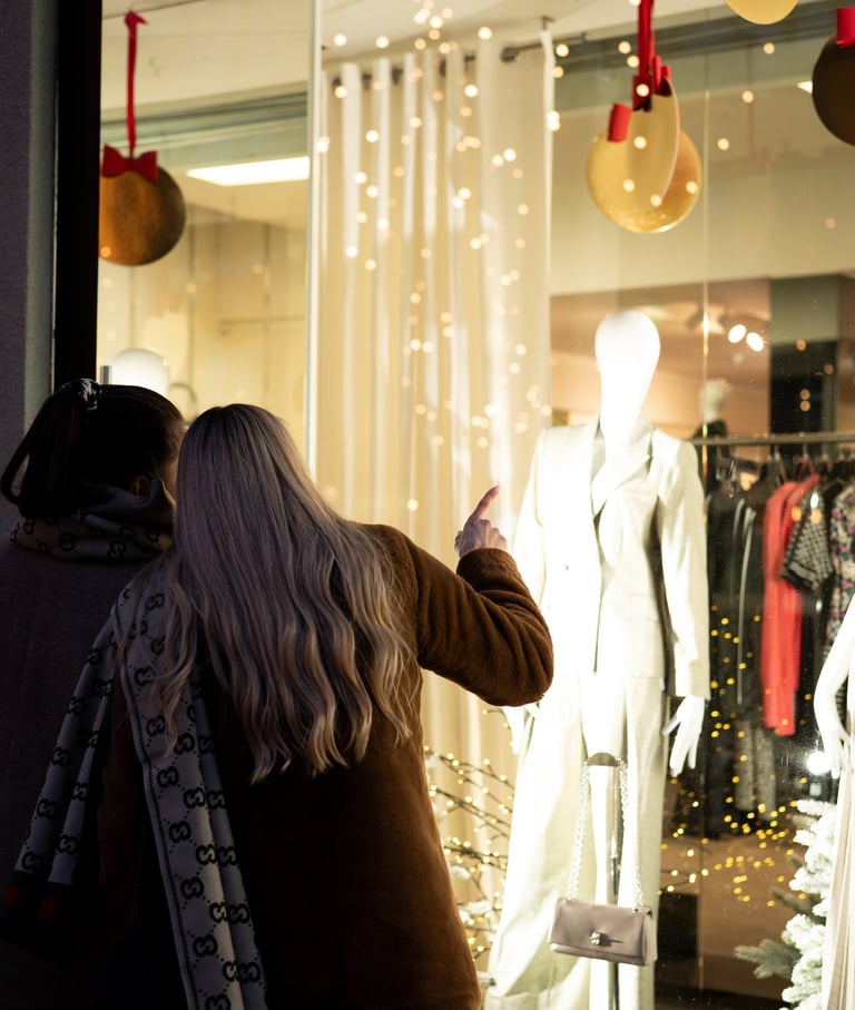 Kalėdinė fotosesija mieste