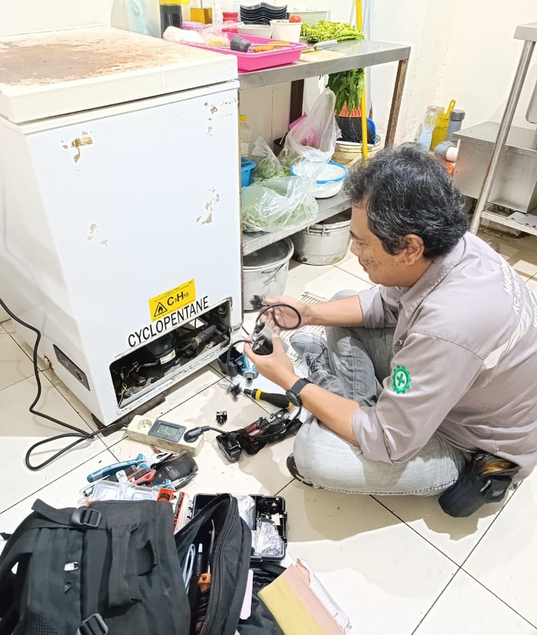 service freezer surabaya