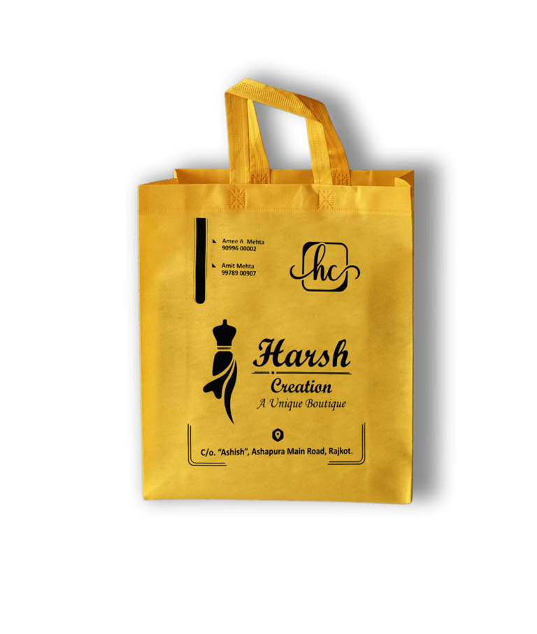 Non Woven Box Bag With Print