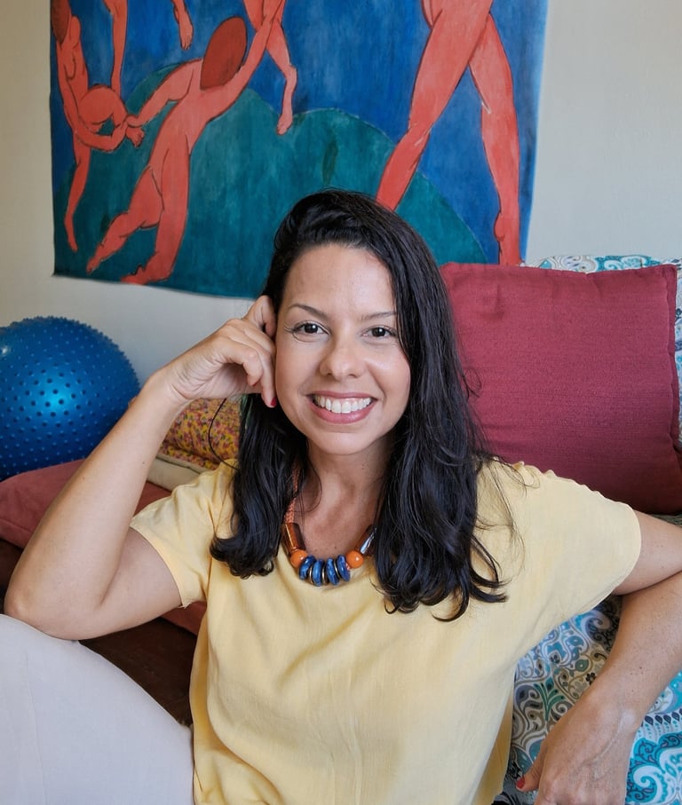 Psicóloga Janaína Gomes, Psicoterapeuta Reichiana e Terapeuta de Casal e Família.