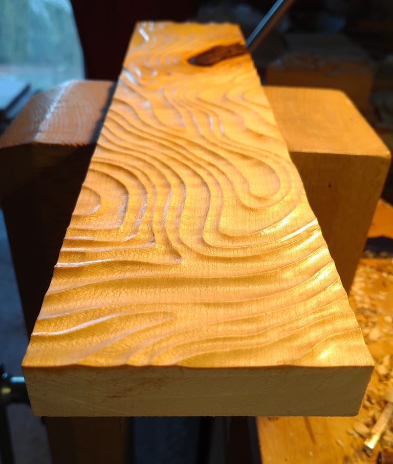 sculpture courbe artistique / aubin thiriat