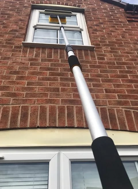 window on a house being cleaned in malvern