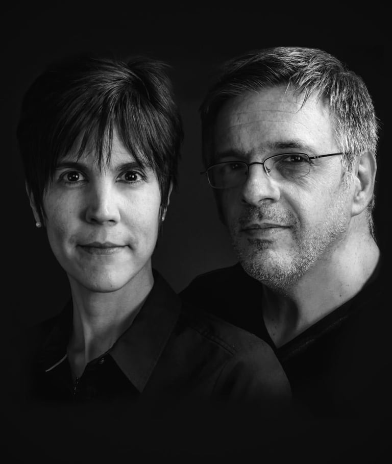 Founders of EVO Space & Studio, Mónica and Diego – creative visionaries based in Johns Creek, North 