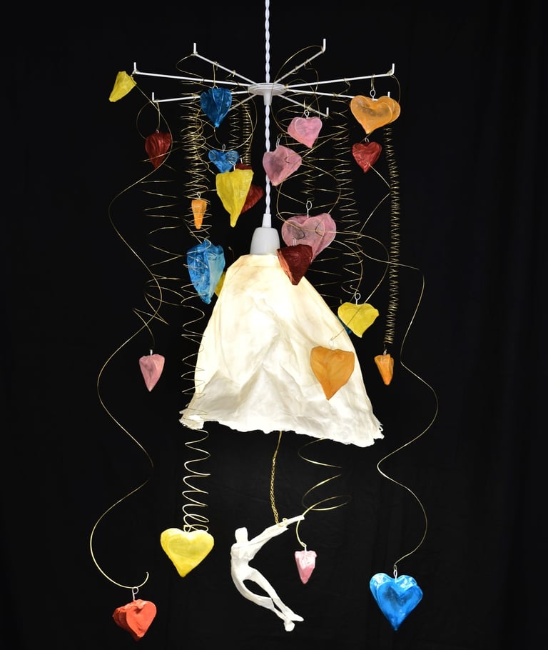 suspension papier parapluie