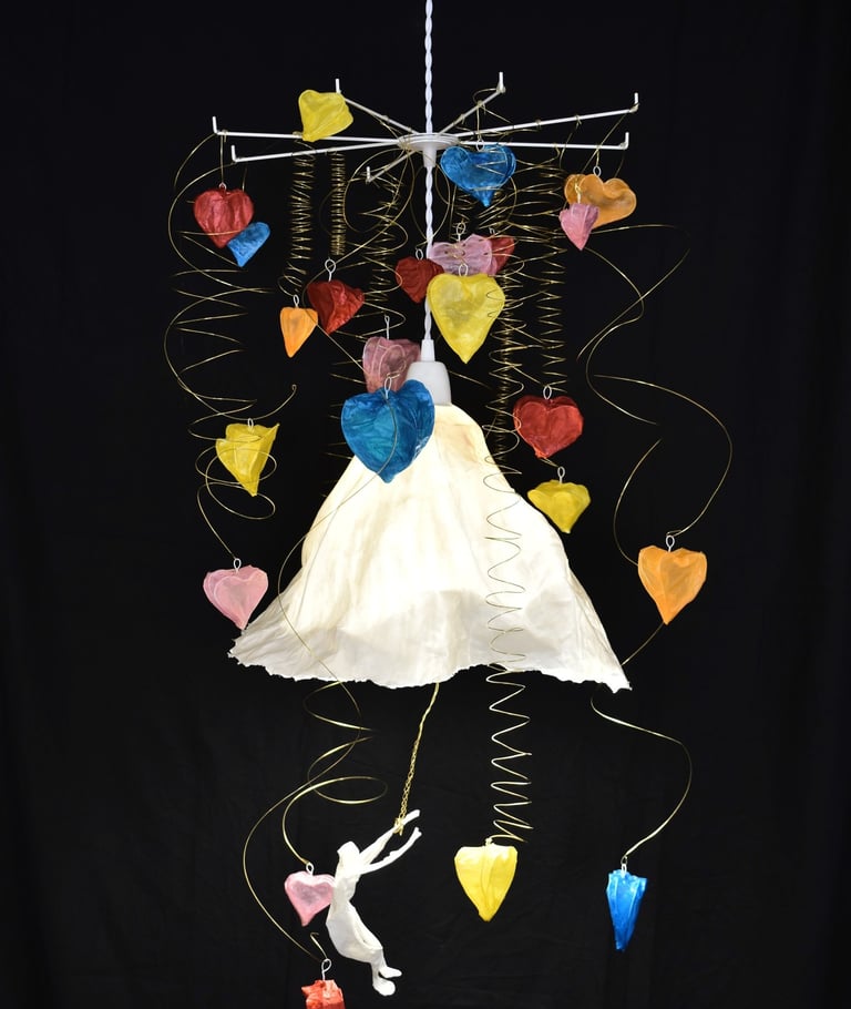suspension papier parapluie
