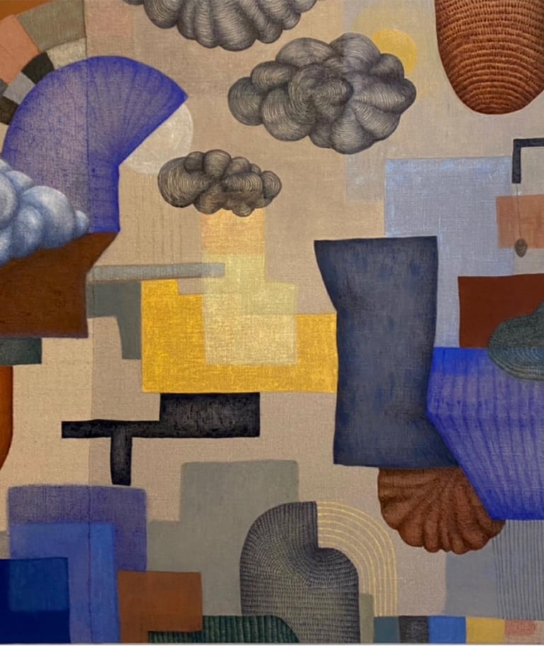 peinture abstraite grand format