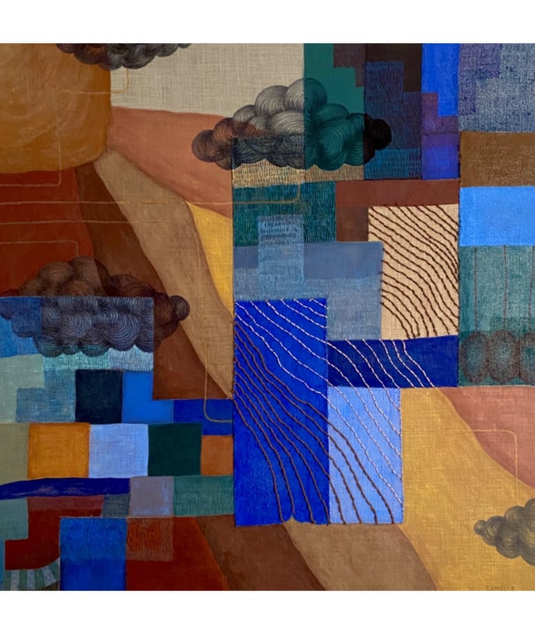 peinture abstraite grand format