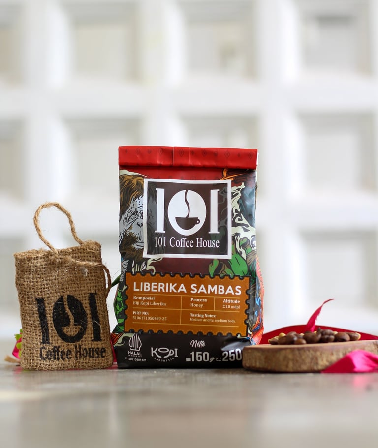 kopi liberika sambas produksi 101 coffee house