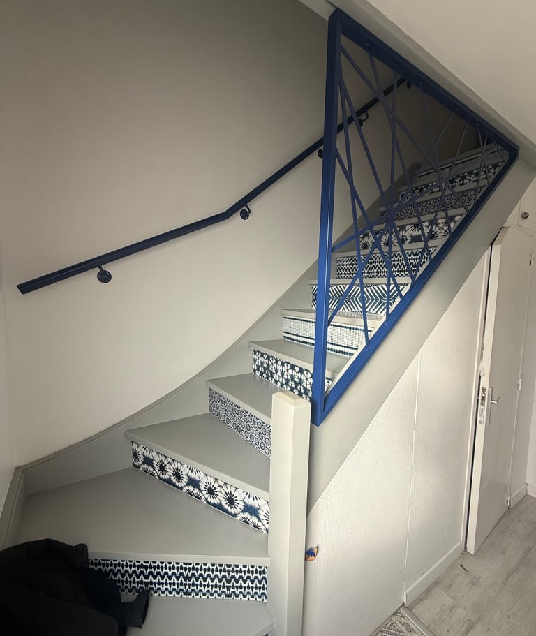 Garde corps d'escalier et mains courante