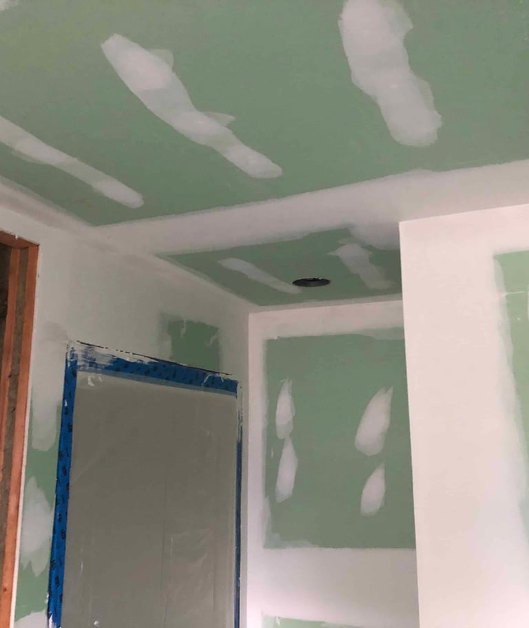 Drywall in bathroom finished in Northampton MA