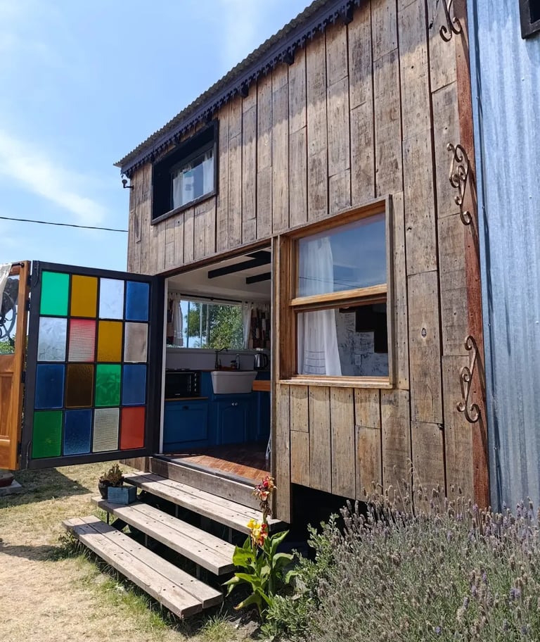 Alojamiento en cabañas Tiny house en Chapadmalal