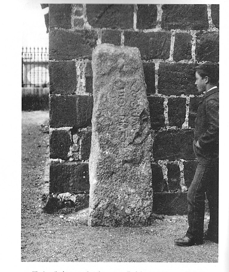 Phillack Stele as it Appeared in 1890