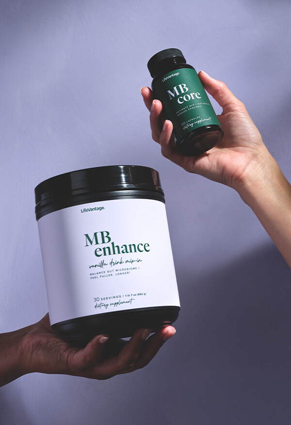 Taking Mind Body GLP-1 supplements daily to support metabolism and appetite control