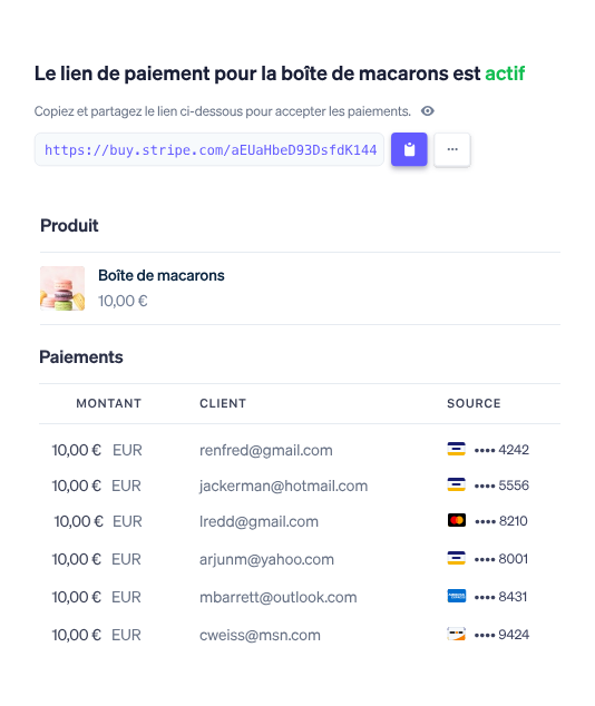 Comment payer avec Stripe.